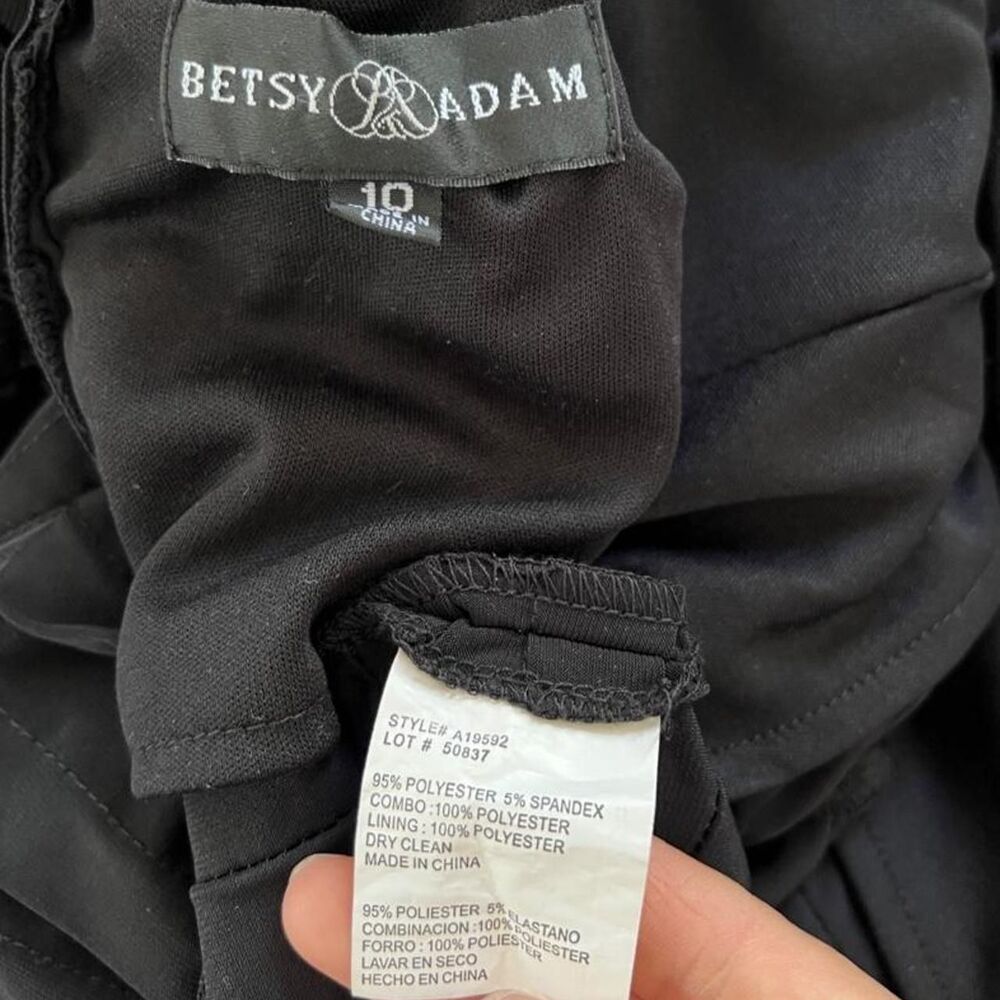 Betsy-adam Women's Black Dress - Picture 6 of 8
